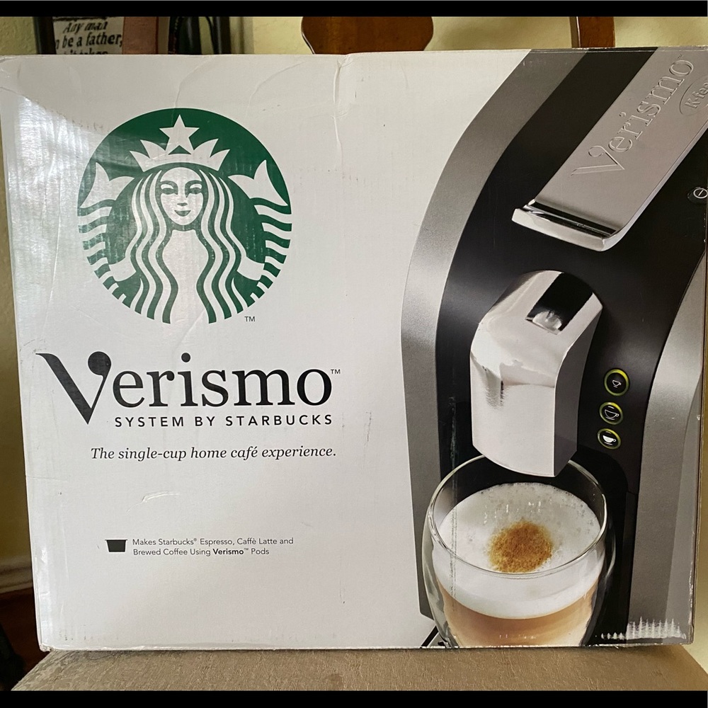 Starbucks Verismo Machine with manuals